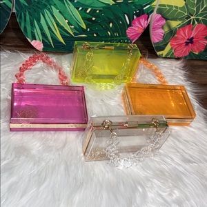 Clear Colorful Purses